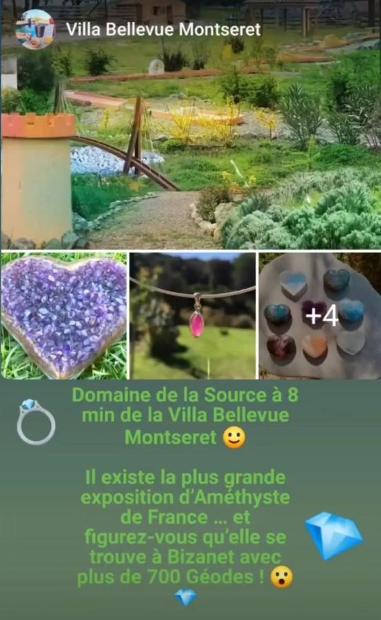Villa Entiere Bellevue - Balneo - Piscine - Clim Montseret Ngoại thất bức ảnh